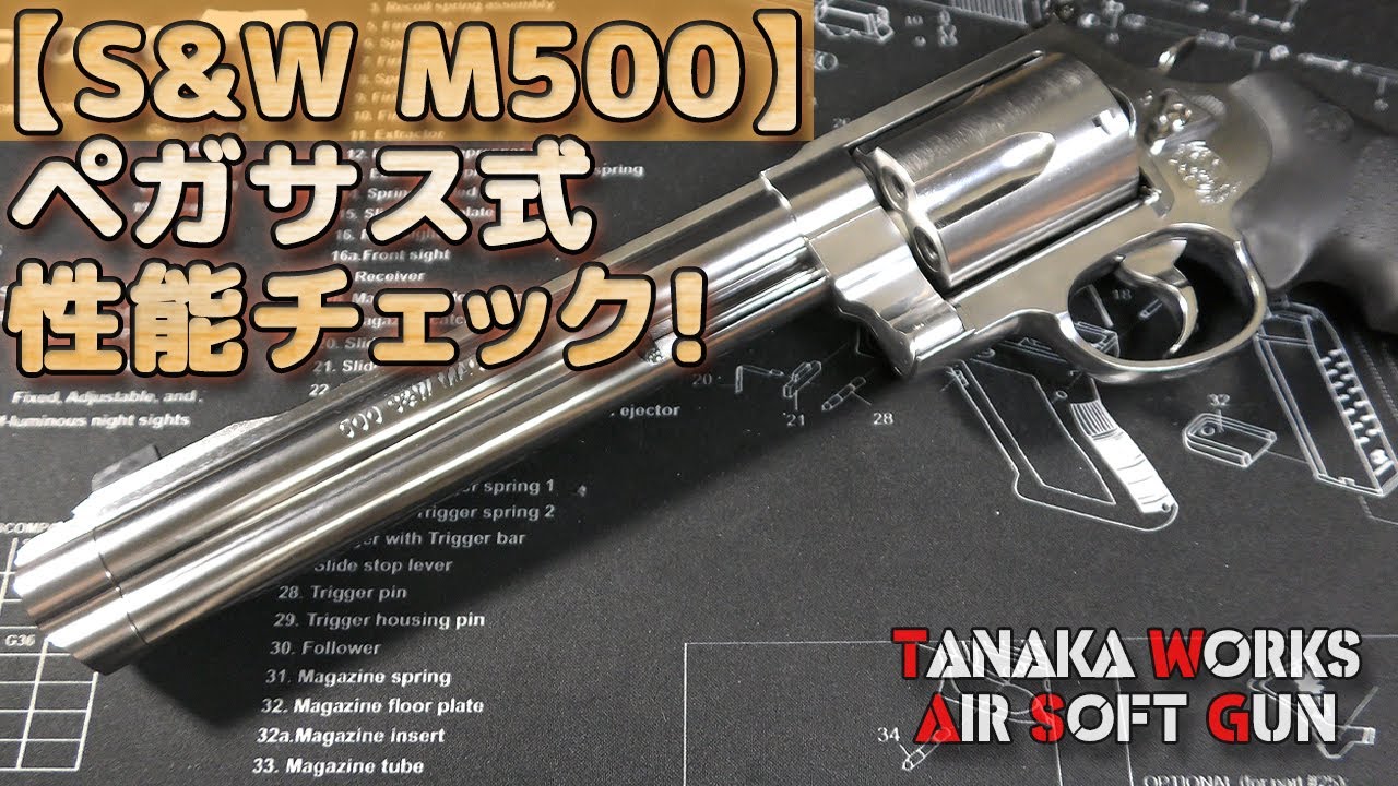 タナカM500 2.５インチ　ガスガン  ジャンク