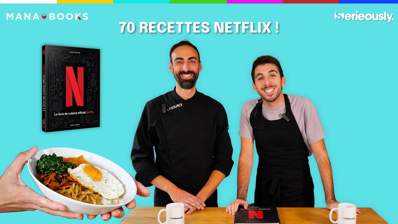 Netflix lance un livre de recettes de cuisine inspirées de ses