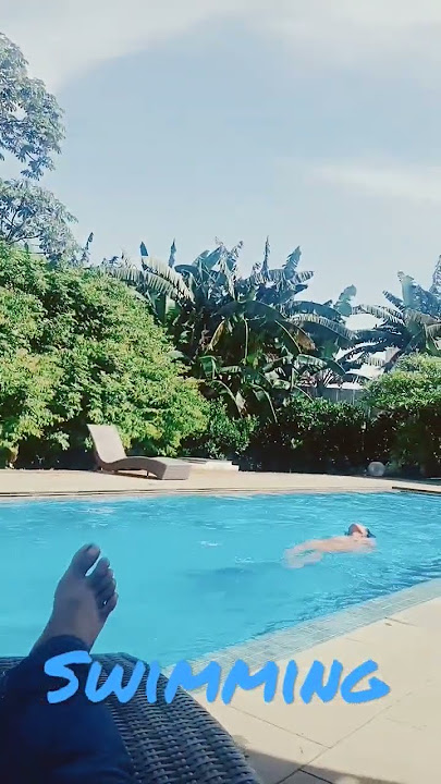 Berenang Tanpa BH #swimming #morning #handphone  #btsshorts @Kangentay09