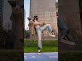 I completely underestimated her,She can literally kick you anywhere #kungfu #martialarts