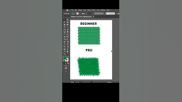 Adobe illustrator 2025- how to make grass short trick #adobeillustrator #design