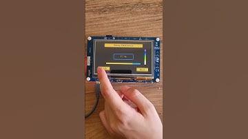 STM32 TouchGFX Multi Screen MVP #shorts