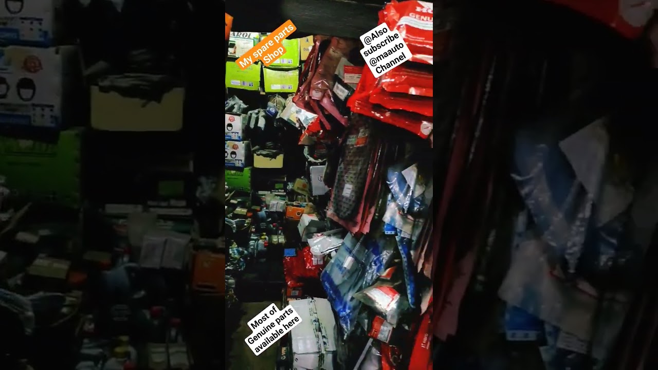 My two wheeler spare parts shop. most of Genuine parts available here. ♥️✌️✌️♥️