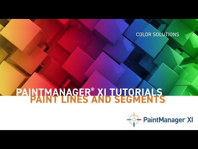 PaintManager® XI Software Tutorials - How to Set up and Modify Paint Lines and Segments class=