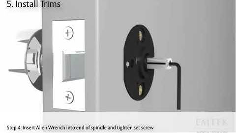EMTEK CF Mechanism Installation Instructions mp4