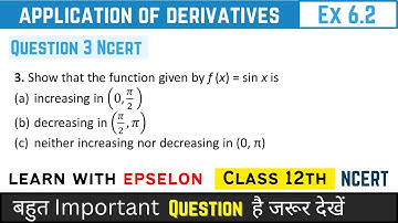 ex 6.2 class 12 maths q3 | ex 6.2 class 12 q3 | class 12 exercise 6.2 question number 3