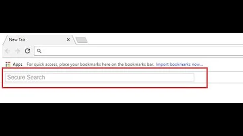 How to remove Secure Search Bar from IE,Chrome, Firefox