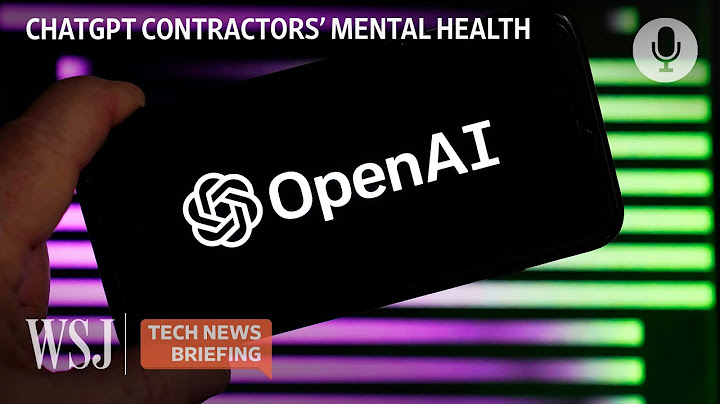 How Making ChatGPT Safe Takes a Human Toll | WSJ Tech News Briefing