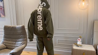 Supreme Week 8 Satin Appliqué Sweatsuit Set & x Fox Racing FW23 - Hoodie,  Sweatpants & Racing Jacket