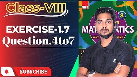 viva Education start up mathematics class-8 || rational Numbers || Ex.1.7 || by EXAM SCORE