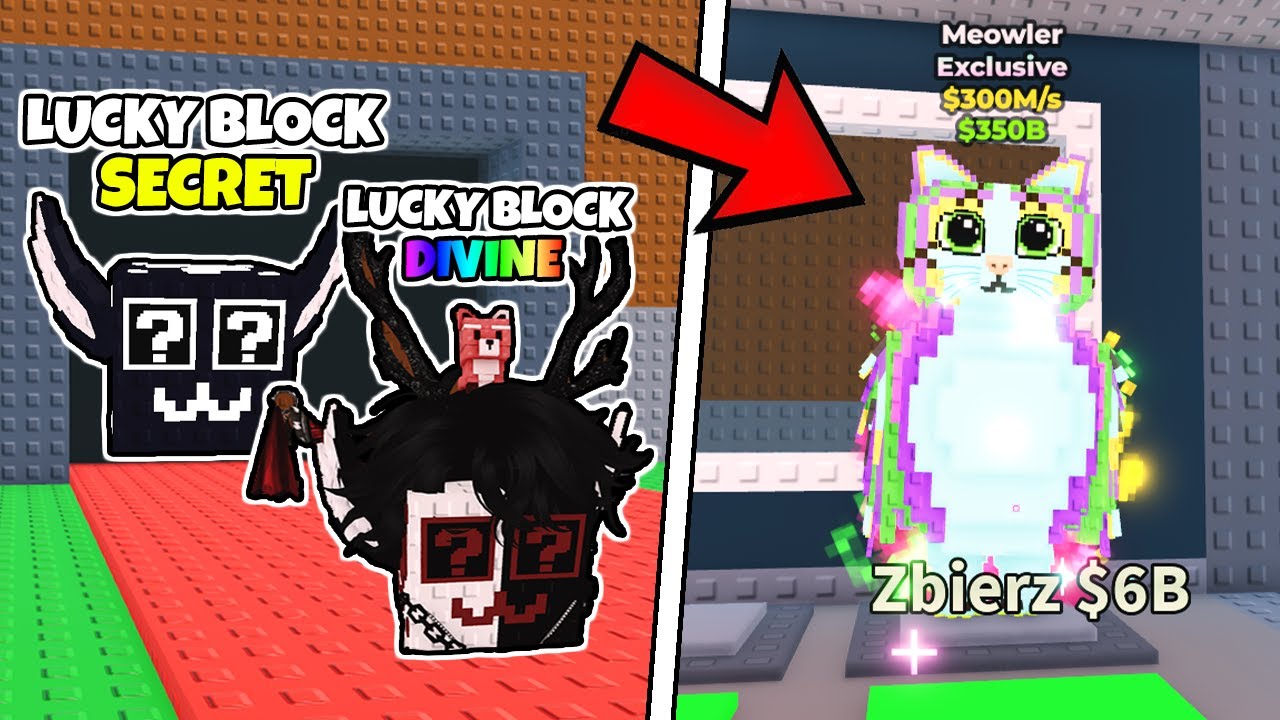 $0 DO $1 TRILLION UŻYWAJĄC TYLKO LUCKY BLOCKÓW W STEAL A BRAINROT! Roblox