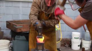 How to Forge a Viking Style Anvil in 90 Seconds