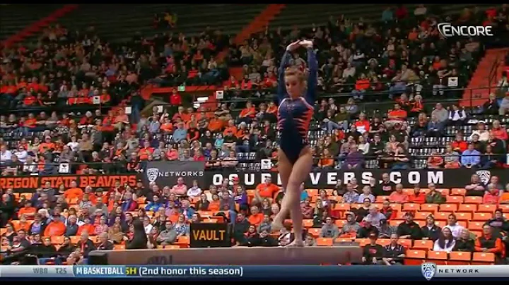 Lexus Demers (Auburn) 2016 Beam vs Oregon State 9.825