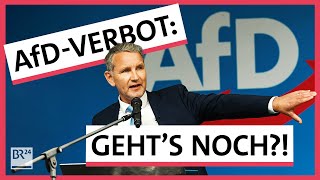 Wäre ein AfD-Verbot überhaupt sinnvoll? | Possoch klärt | BR24