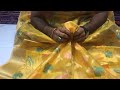 Wonderful soft linen silk sareewoven designheer fashion