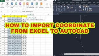 How to import coordinate from excel to autocad. screenshot 5