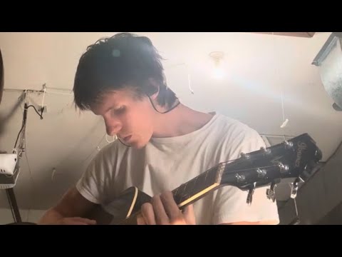 Improvisational guitar playing in my garage - YouTube