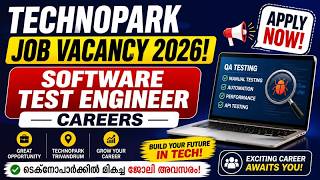 🚀 Technopark Job Vacancy 2026 | Software Test Engineer Careers | ShellSquare screenshot 4