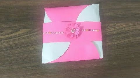 How to make Envelope New Year Card//  Handmade easy card Tutorial