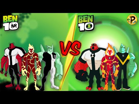 Ben 10 Classic VS Ben 10 Reboot Aliens