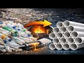 Waste Plastic Bottles Recycled Into PVC Pipes | Amazing Recycling Process