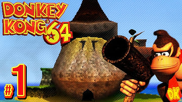 Donkey Kong 64 - 101% Gameplay Walkthrough | PART 1