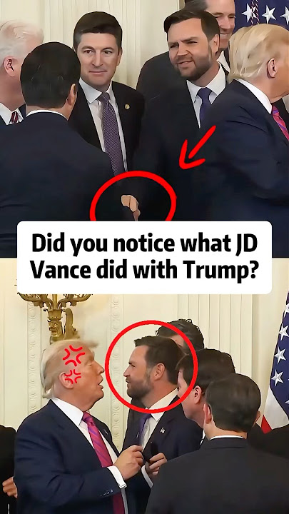 Did you notice what JD Vance did with Trump?#shorts#trump#jdvance#celebrity#actor