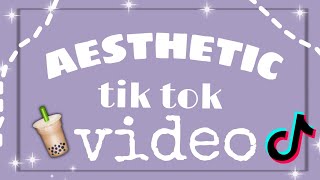эстетичные видео из тик тока | aesthetic tik tok video #tiktok