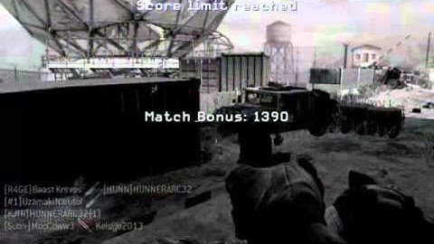 MW3 AON Knife 360 Jump Straight Up Final Killcam on Dome