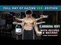 Veg. Full Day Of Eating 2,800 Calories| 170g PROTEIN WITH Recipes & Macros! Siddhant Rai Sikand