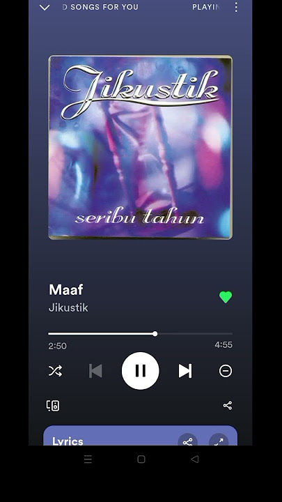 Saat aku membuatmu terluka & menangis #spotify #jikustik #maaf #lirik #storywaliriklagu #capcut