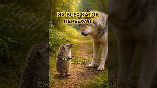 Ёжик удивил волка - #мем #анекдоты #юмор #hailuoai #minimax #hailuo02 #нейросеть