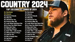Country Music Playlist 2024  Morgan Wallen, Luke Combs, Chris Stapleton, Kane Brown, Tim McGraw