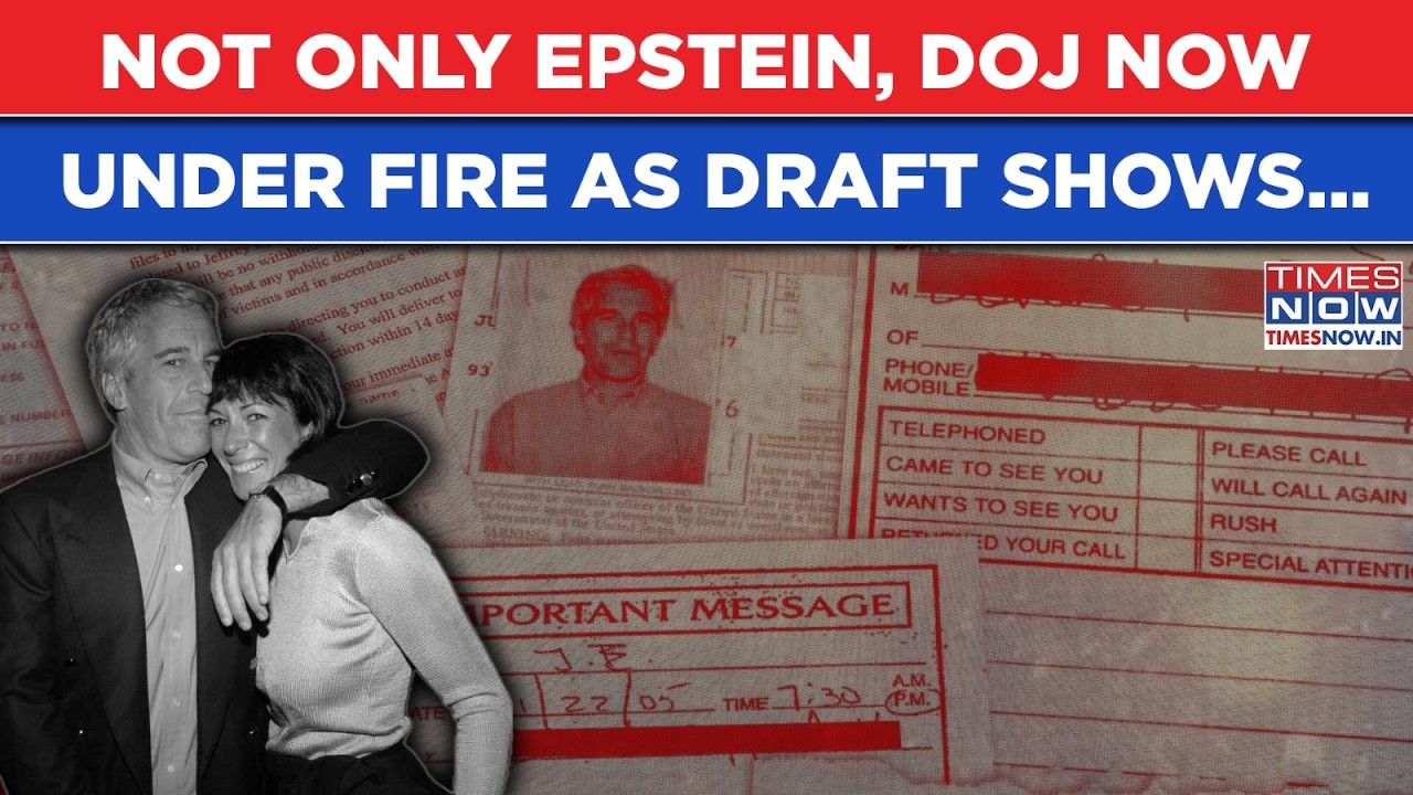 Not Only Epstein, DOJ Now Under Fire For This Draft, Shocking Files Show Jeffrey Died On...