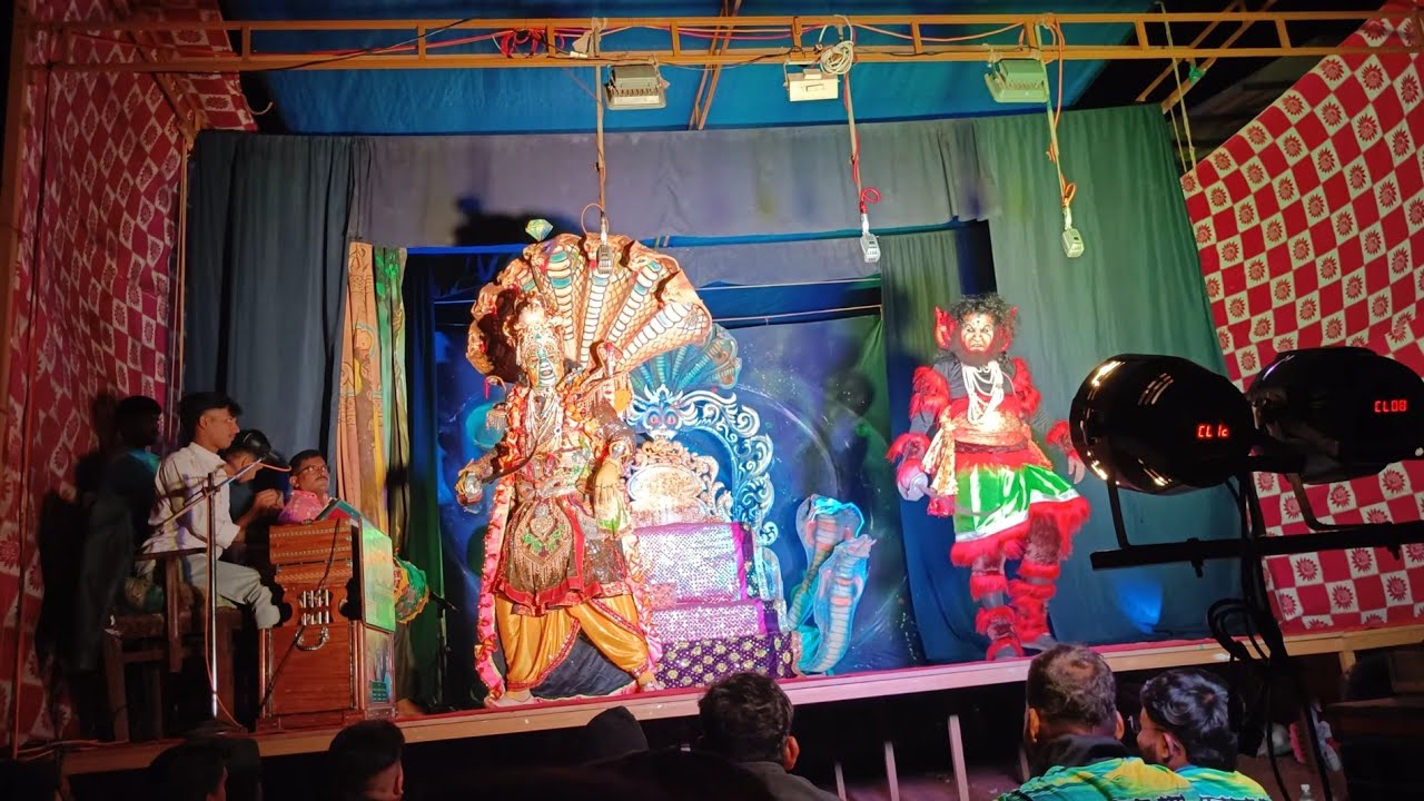 महायुद्ध. शेषनाग आणि यमदाक्ष एकपदा पृथ्वीकंकण - कलेश्वर दशावतार नाट्यमंडळ #dashawatar#viral #love 