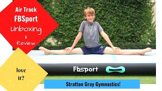 Air Track, FBSport, Inflatable Gymnastics Mat Unboxing & Review, Is it worth it?