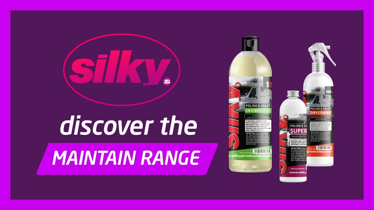 Caravan Cleaner Silky Leisure Maintain Range demonstration and tips