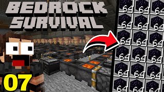 FARM INFINITA de LAVA e OBSIDIAN na SÉRIE do MINECRAFT BEDROCK