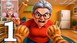 Bad Cat Simulator: Prank Gran Gameplay Part 1 - Naughty Cat Chaos & Funny Pranks (Android, iOS)