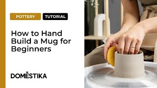 Beginner Pottery Tutorial: How to Hand Build a Mug by @Garbo_Zhu | Domestika English