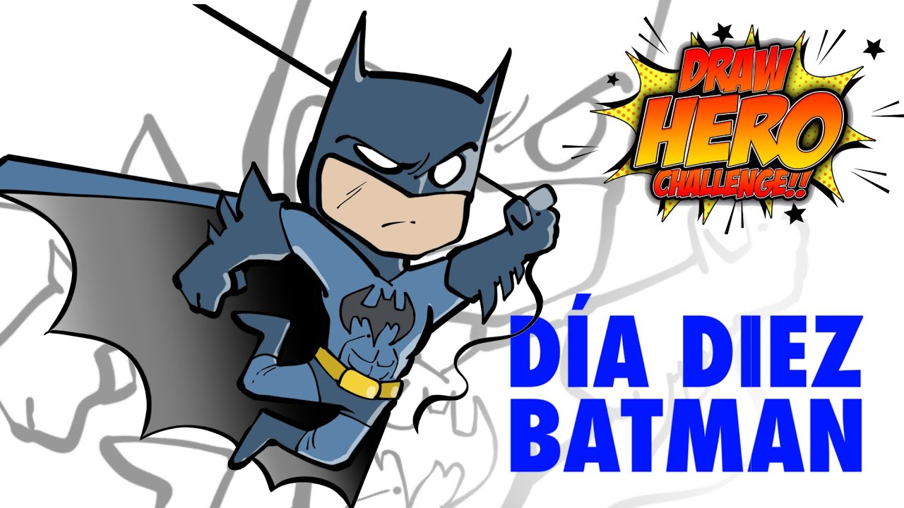 APRENDE A DIBUJAR BATMAN CARTOON - YouTube