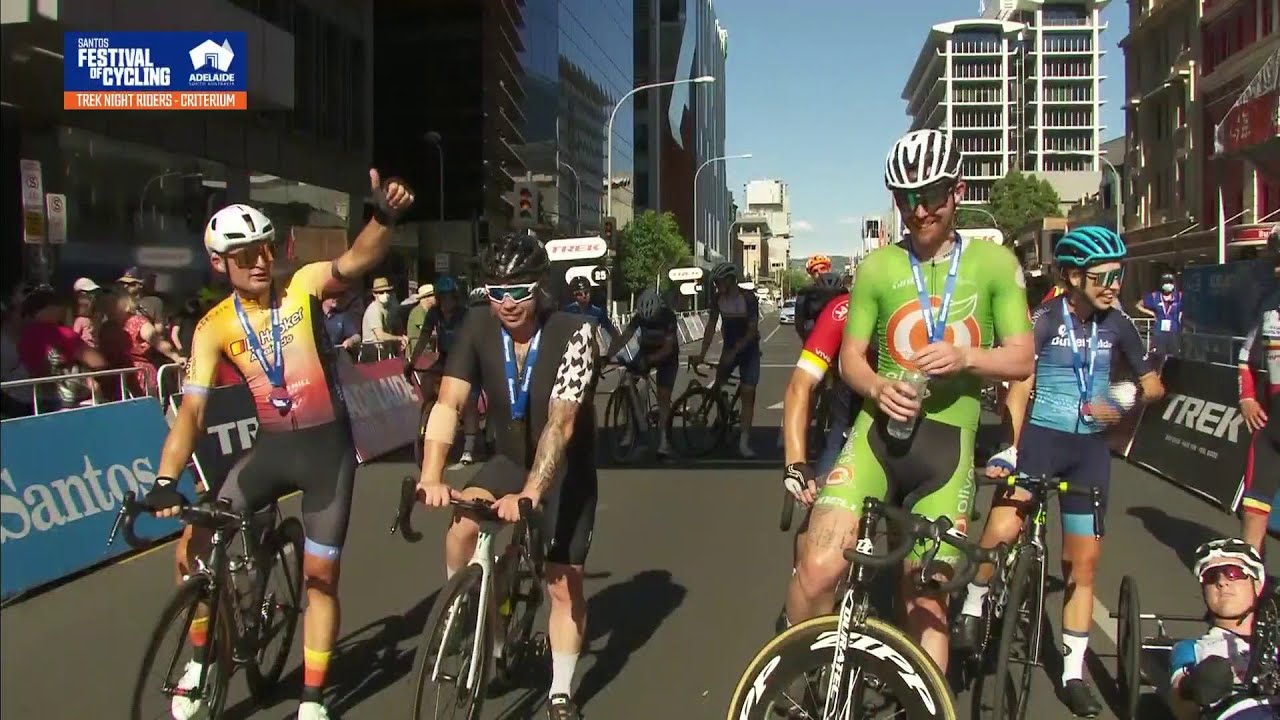 Para-Cyclist Presentation Trek Night Riders Criterium Santos Festival Of Cycling 2022