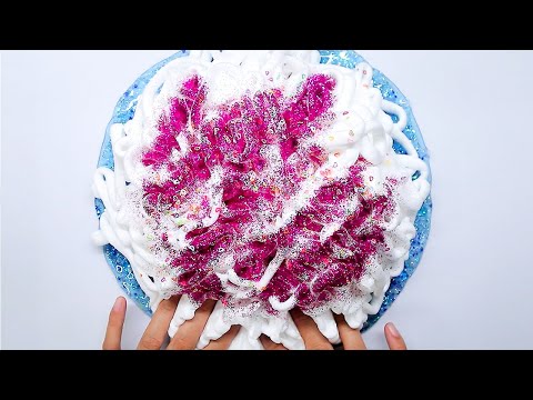 【ASMR】スライム シェービングフォーム 入れすぎ !! Shaving Foam Slime【音フェチ】