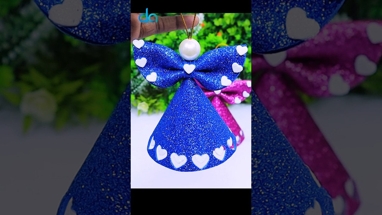 DIY Angel Making For Christmas Tree Decor🎄DIY Christmas Ornaments❄️Xmas Decoration at Home 