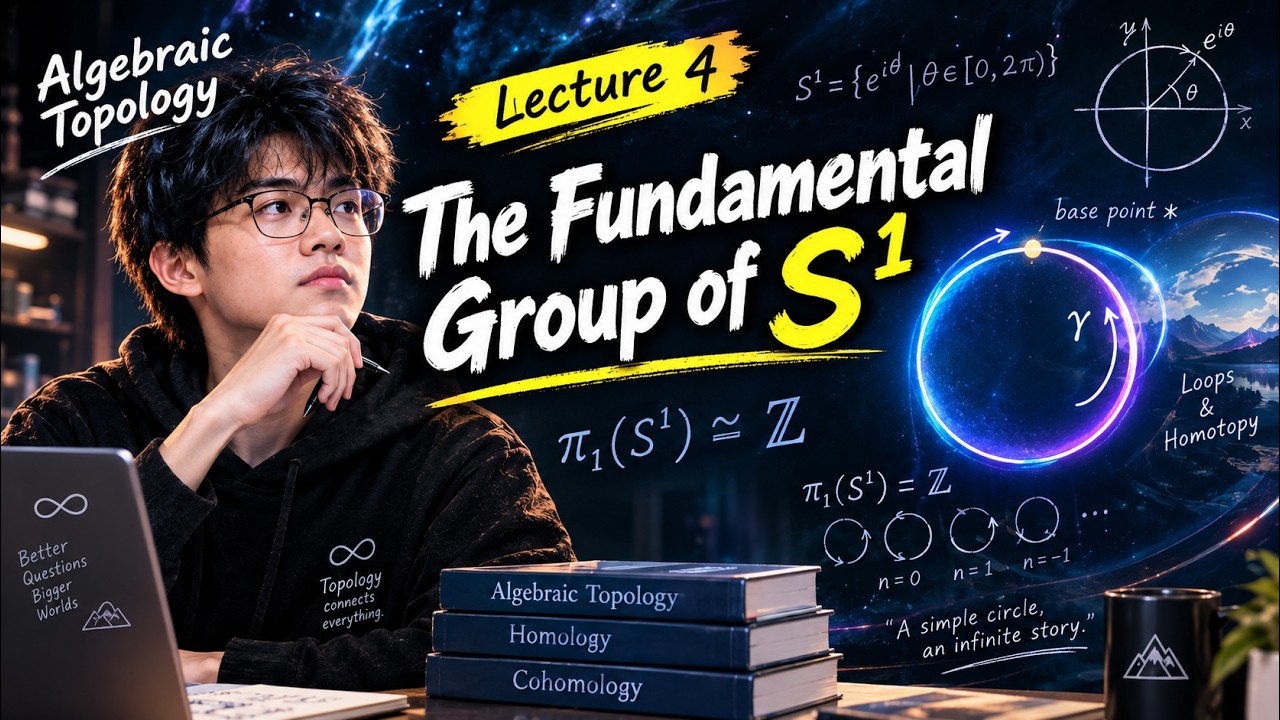 The Fundamental Group of S^1 | Algebraic Topology Lecture 4 | Nge Kie Seng 261006
