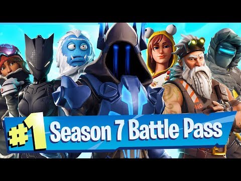 Fortnite Season 7 Battle Pass Unlocked (New Vehicle / Weapon WRAPS)