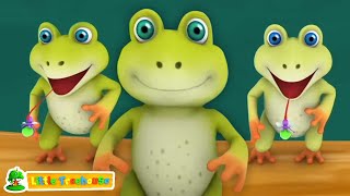 Пять маленьких крапчатых лягушек песня о счете цифр для детей