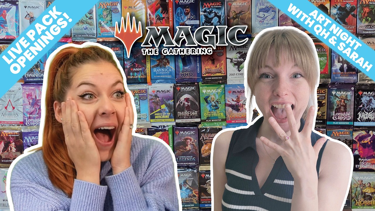 Monday Art Night LIVE! 8/24 🎨 Beautiful MTG Art, Pack Rips & Good