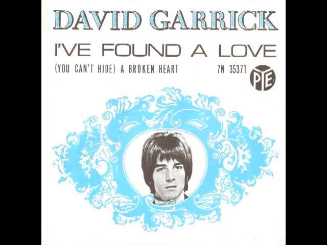 David Garrick - I Found A Love