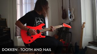 Dokken - Tooth And Nail (George Lynch) Solo Cover by Sacha Baptista
